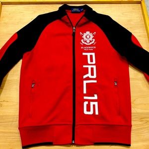 Polo Ralph Lauren (BLACKWATCH PRL 15) track jacket size Medium Red